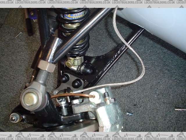 Brake flexi fouling caliper